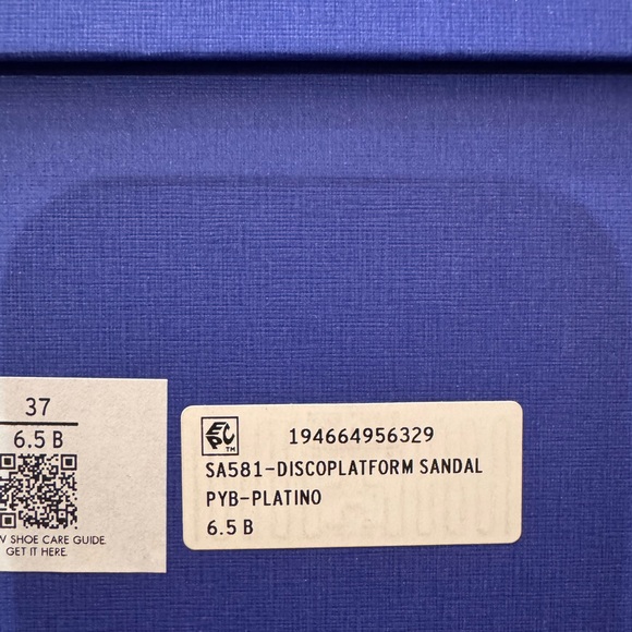 Stuart Weitzman DISCOPLATFORM gold platform sandal. Metallic gold leather.  6.5 - Picture 5 of 10